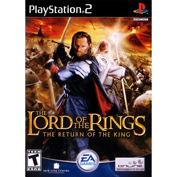 Kaset Playstation 2 - The Lord of the Rings The Return of the King