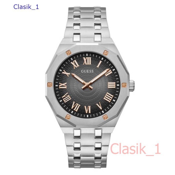 Original 100% GUESS GW0575G1  ASSET Jam Tangan Pria  Silver