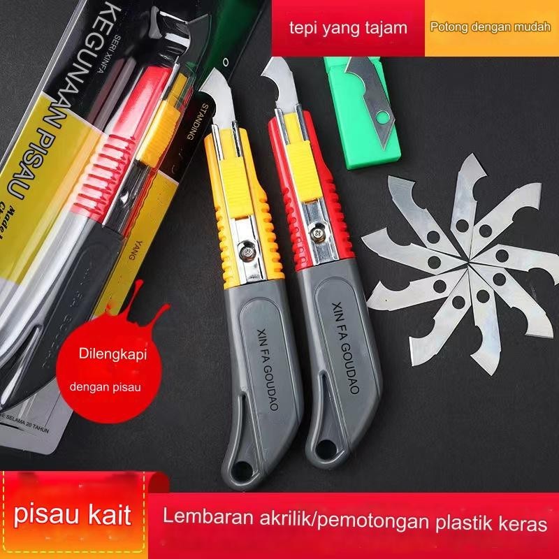 

【COD】Cutter acrylic/Pisau Pemotong PVC Pelat Akrilik/Pemotong Papan Kt Plexiglass/Pisau Kait Pisau Pemotong Benang