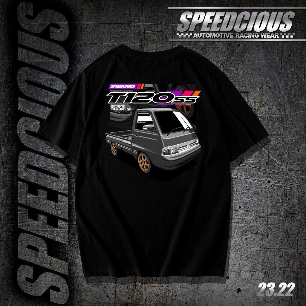 Kaos Racing Baju Mobil Mutsubishi Pick Up T120SS Modifikasi Terbaru Taurus Store Automotive Racing W