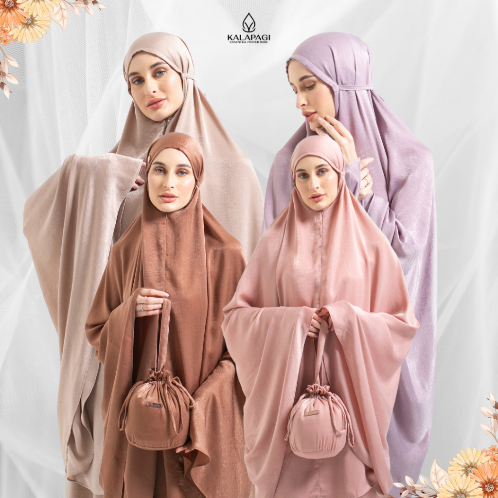 berkah ramadan.... Kalapagi - Mukena Nalla Santorini - Mukena Dewasa (COD)