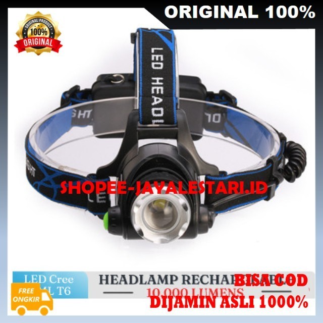 Senter LED Kepala Super Terang.ORIGINAL