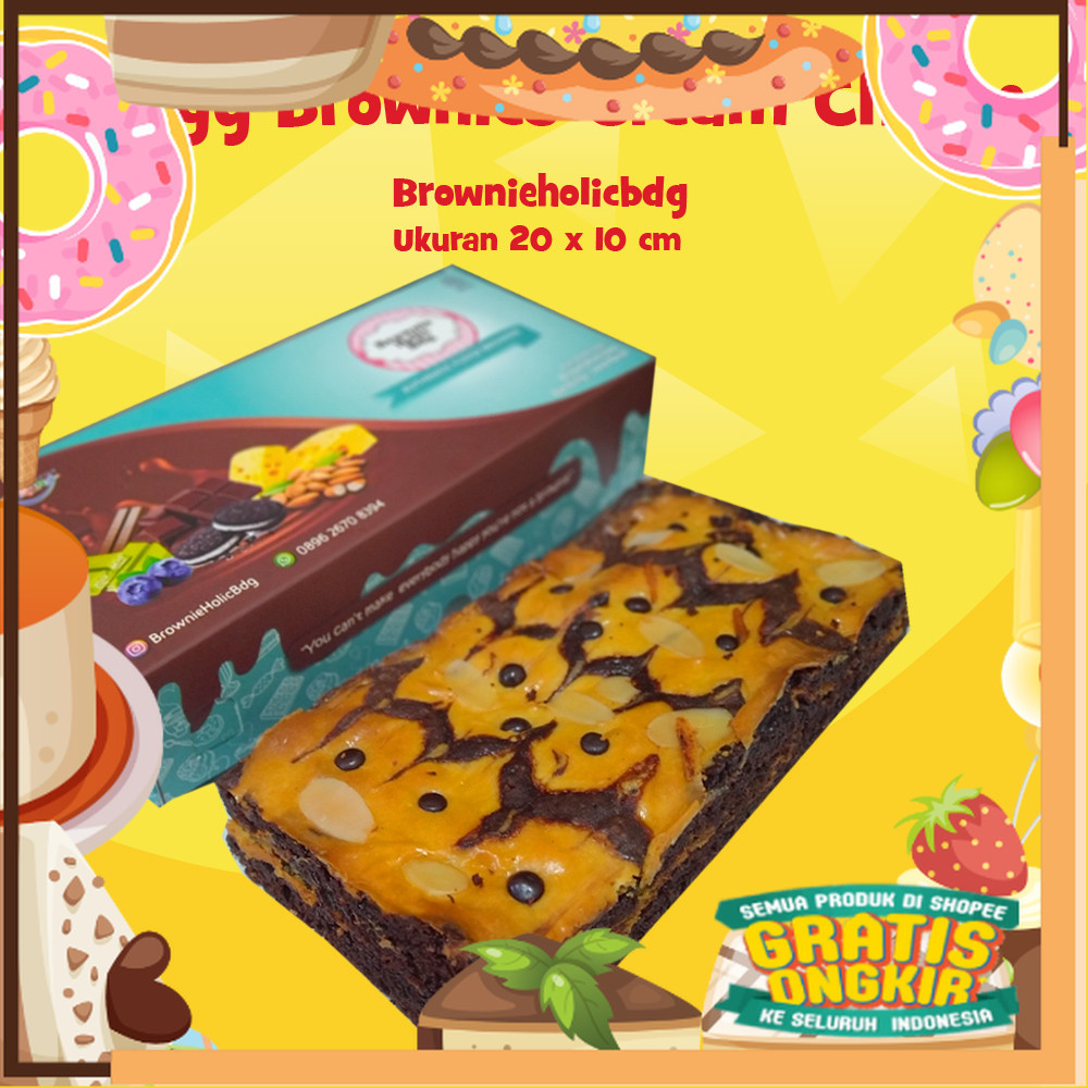 

Fudgy Brownies Cream Cheese Brownieholicbdg/ King J Snack