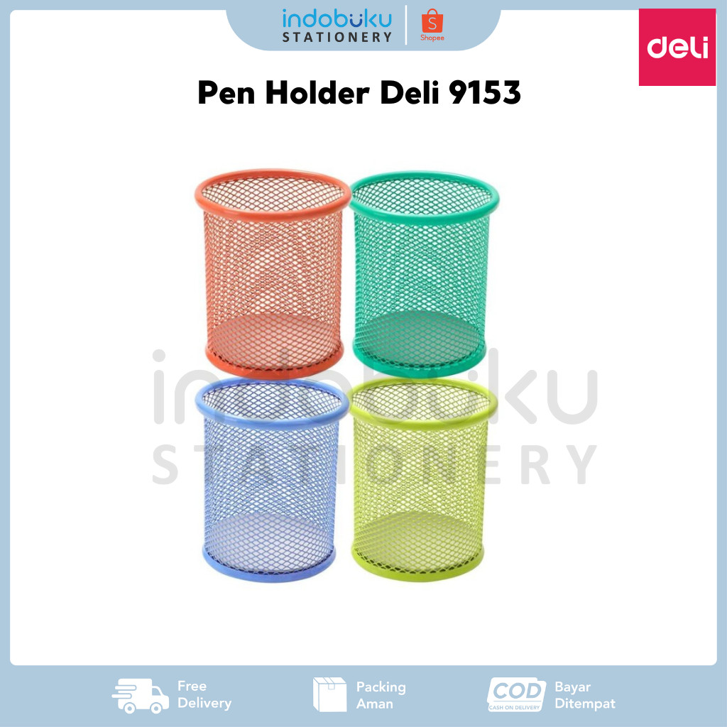 

Pen Holder Deli 91mmx98mm 9153 Tempat Pulpen Deli 9153