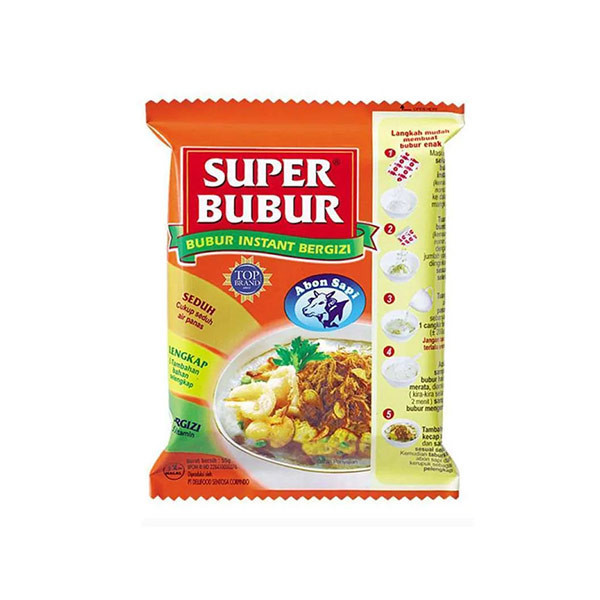 

SUPER BUBUR INSTANT ABON SAPI SCH 49G