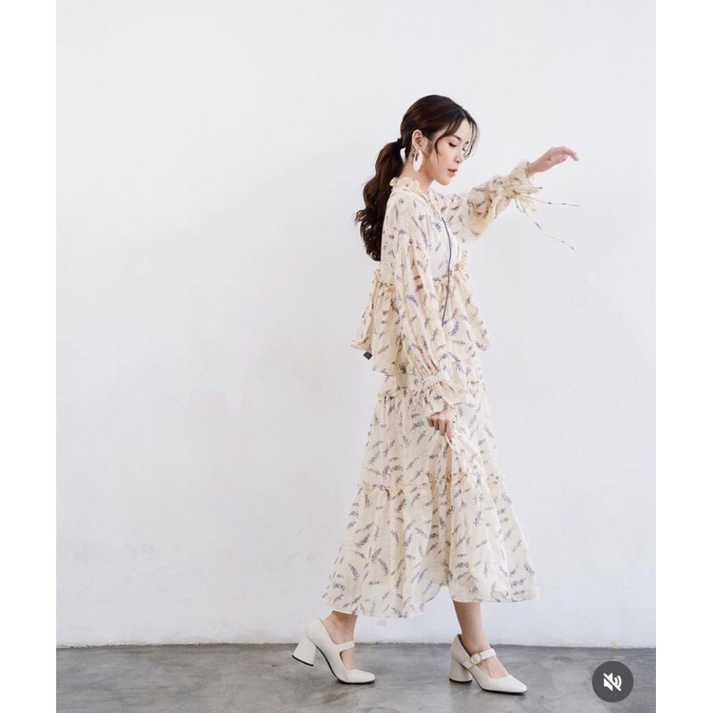 AMBERLY SET || ELOISE DRESS IN CALLA LILY BY INTALICIOUSPROJECT terbaru