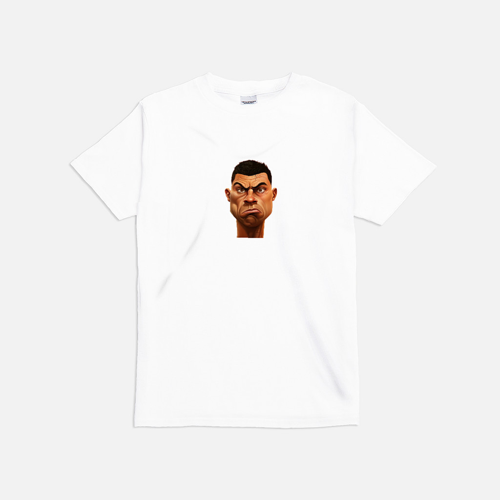 Premium T-Shirt Caricature Ronaldo AI Generate