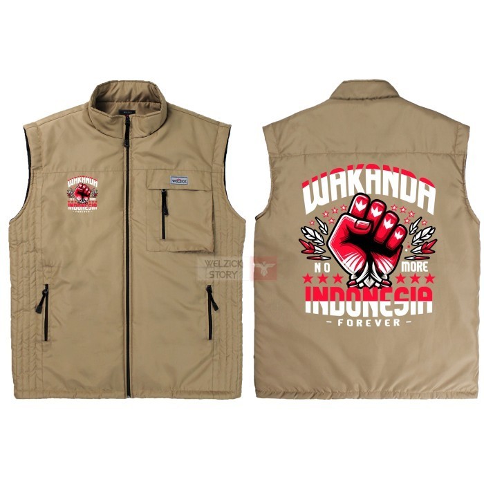 Vest Rompi Wakanda Forever Size M L XL Big Jumbo 2XL 3XL 4XL 5XL - Navy, XXXL