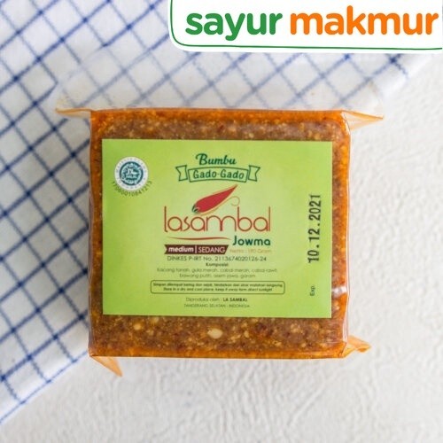 

Bumbu Gado Gado Lasambal Sedang 190 gram Sayurmakmur