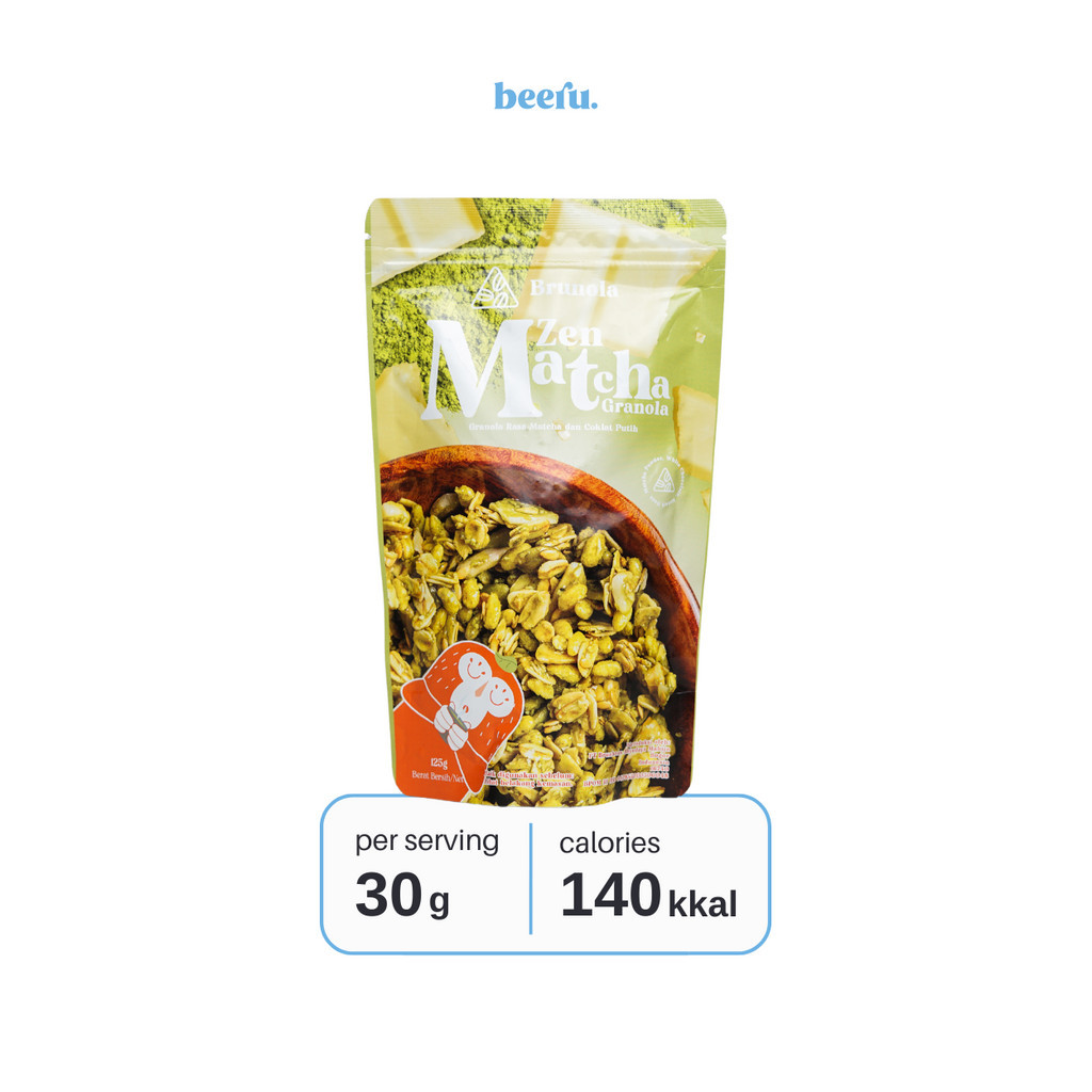 

Brunhaus & Co Zen Matcha Granola 125gr