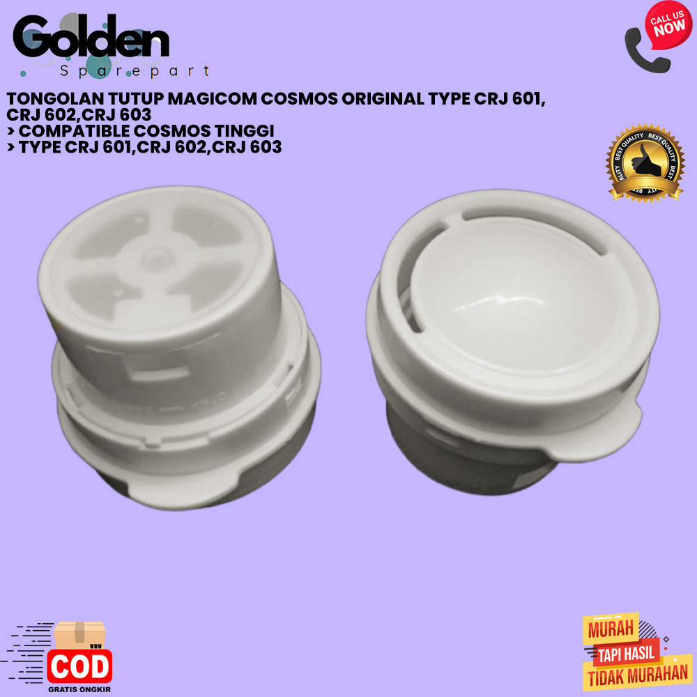 TONGOLAN TUTUP MAGICOM COSMOS ORIGINAL TYPE CRJ 601,CRJ 602,CRJ 603 [GOLDEN]