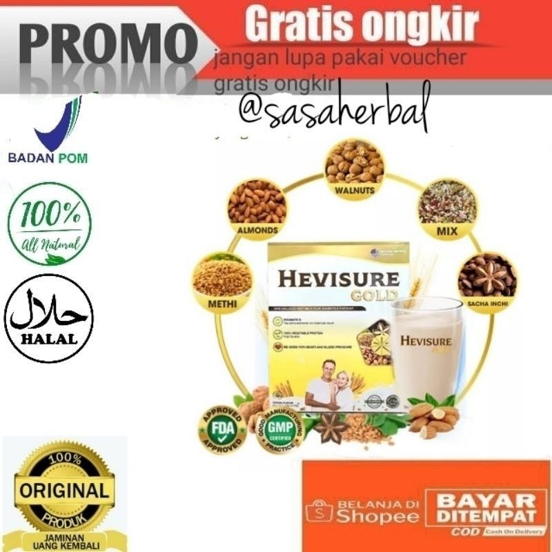 

Hevisure Gold Original HEVISURE GOLD Asli Milk Susu Atasi Penyakit Diabetes Terbaik