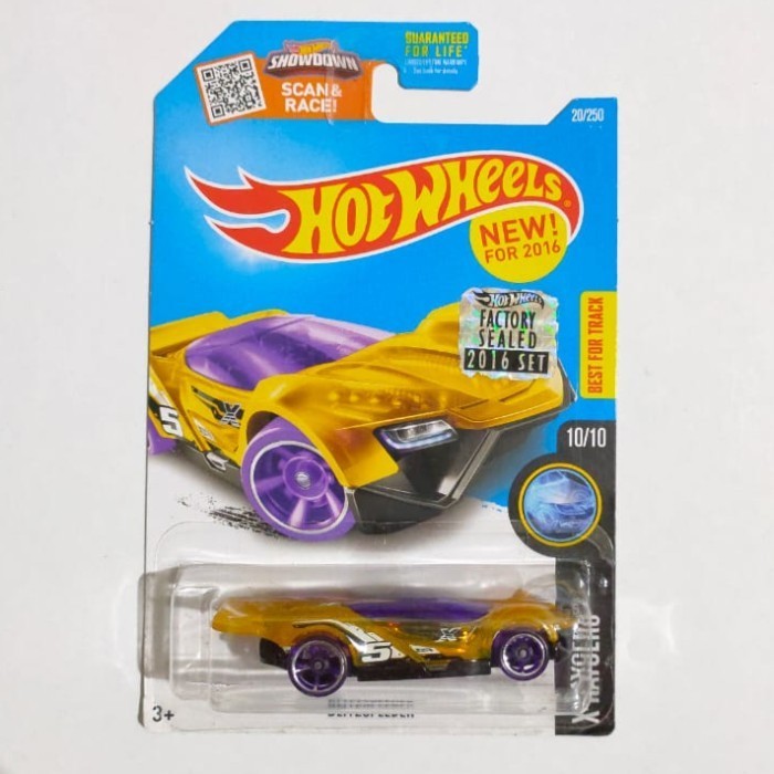 HW Hot Wheels Blitzspeeder kuning ungu Factory Sealed 2016 X Raycers -DD24