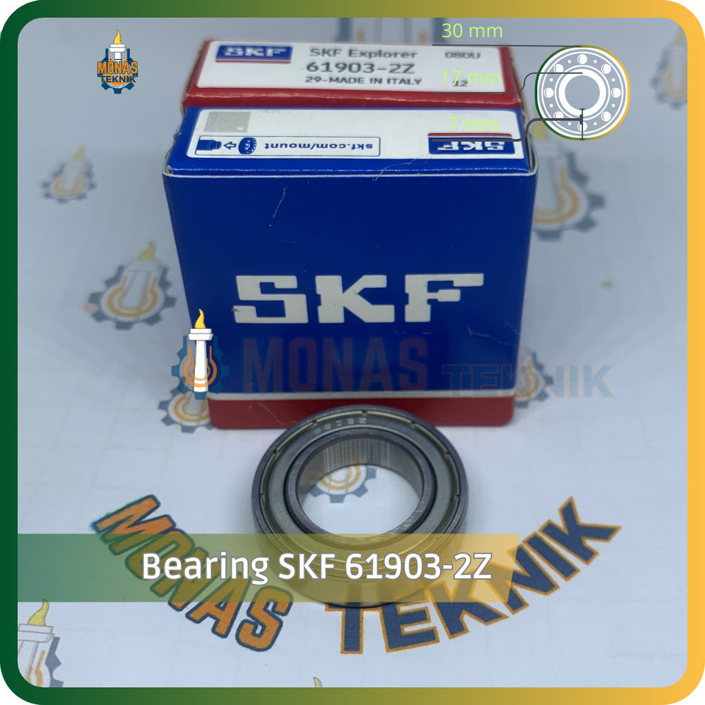 BEARING SKF 6903 ZZ 61903-2Z KLAHER LAHER