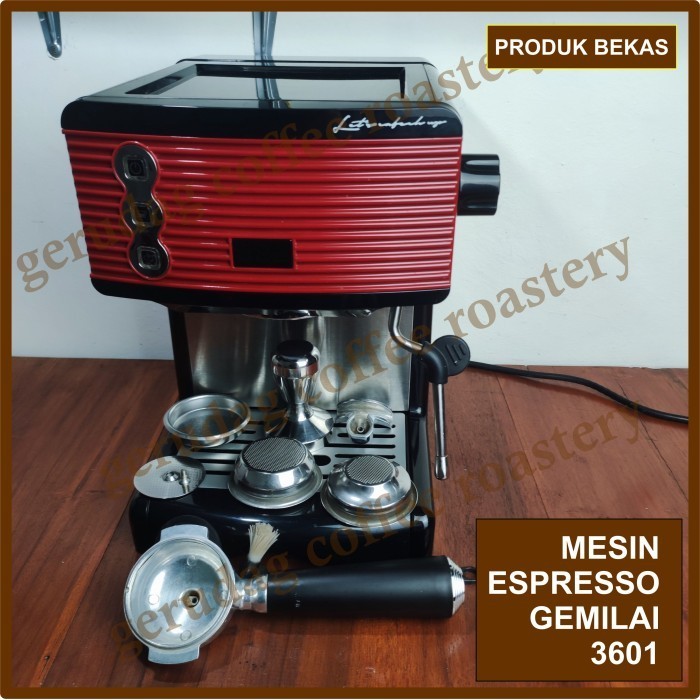 Mesin Kopi Espresso 3601 Gemilai - Espresso Machine Coffee Maker