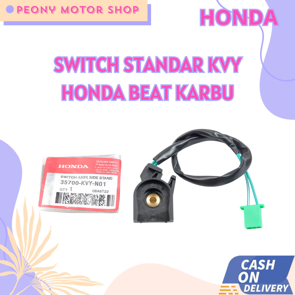 Switch Standar Samping Motor Honda Beat / Scoopy / Spacy Karbu - Sensor Standar - 35700-KVY-N01