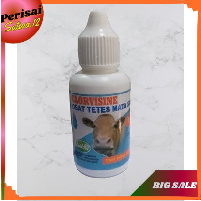 Clorvisine 30 ml Obat Tetes Mata Untuk Hewan obat tetes mata Sapi obatvtetes mata Kambing obat tetes
