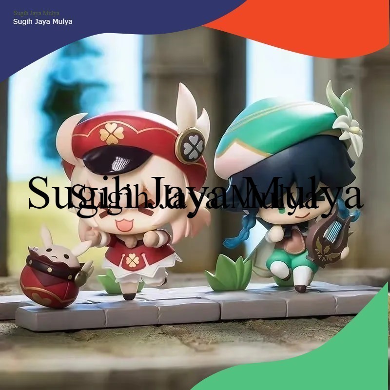 Genshin Impact Account Action Figure Anime Game Genshin Impact Keqing Amber Klee Mona Figma Figurine