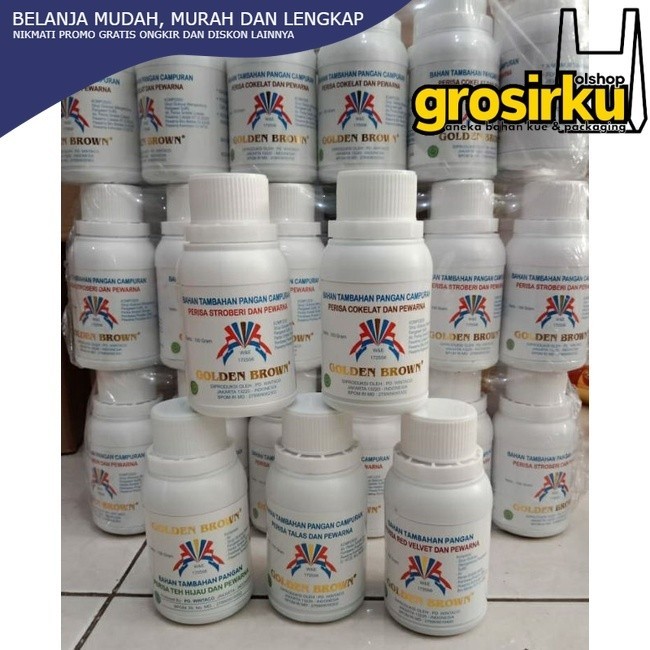 PASTA GOLDEN BROWN / PERISA GOLDEN BROWN 100 gram