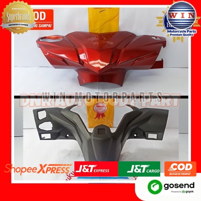 Batok Depan / Belakang Beat FI ESP 2015 Merah Maroon | front / rear handle cover WIN | totok kepala stir lampu motor honda injeksi original marun Fhc/rhc