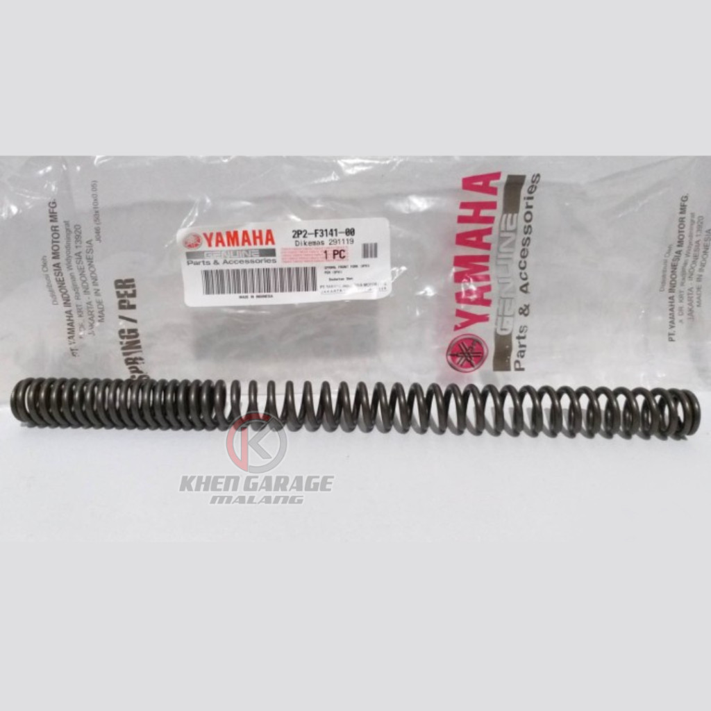 Original Yamaha 2P2-F3141-00 PER SPRING SHOCK SKOK DEPAN YAMAHA VEGA-R, JUPITER Z ASLI YAMAHA  YGP F