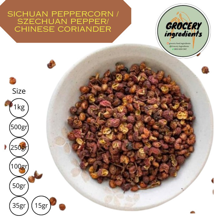 

[PROMO] Sichuan Peppercorn 100gram / Szechuan Pepper / Chinese Coriander