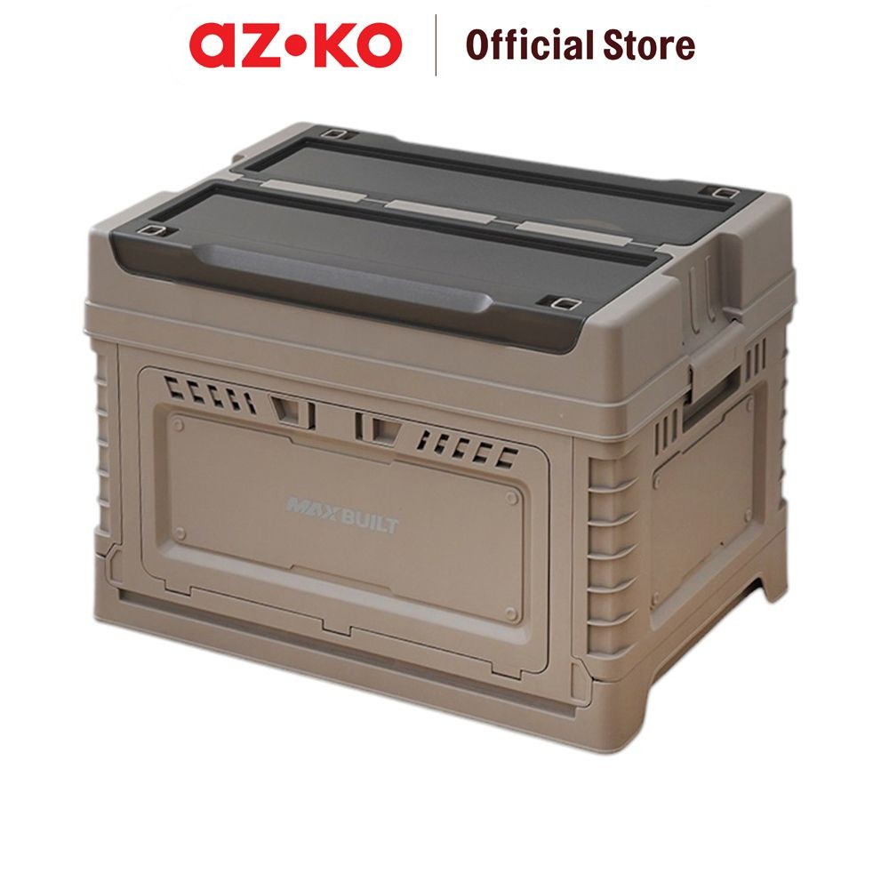 AZKO Maxbuilt Kotak Perkakas Lipat Dengan Kompartemen - Cokelat toolbox tempat peralatan bengkel org