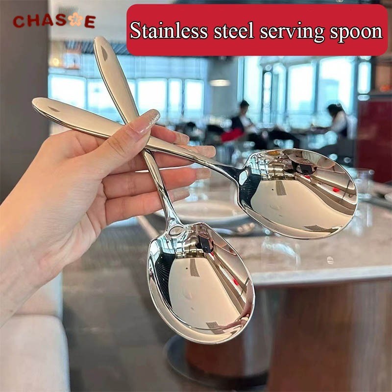 Sendok Bulat Bebek | Sendok Sup | Sendok Kuah Kecil |Sendok Bubur | Sendok Es Buah Stainless / CHASO