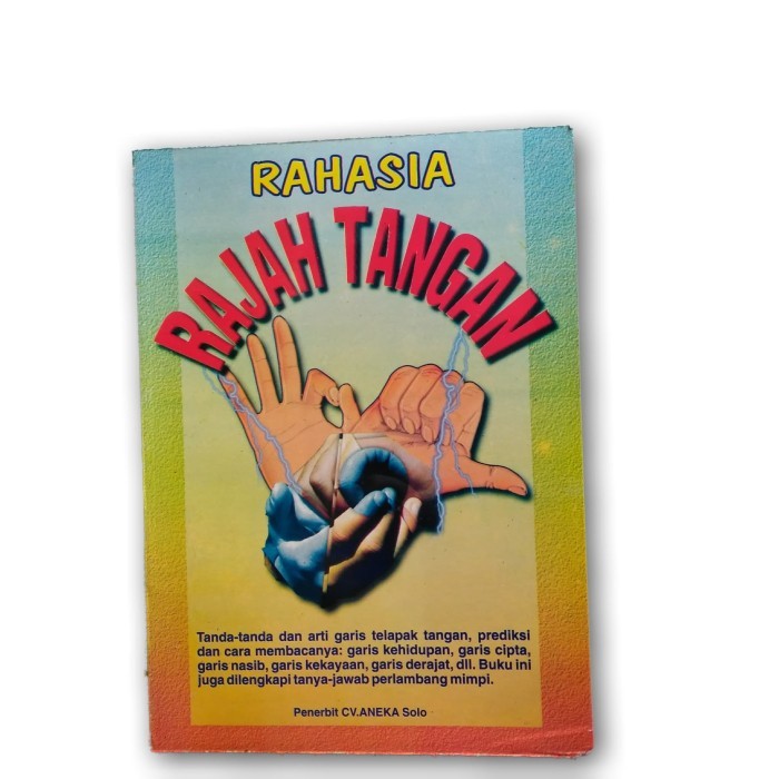 buku rahasia rajah tangan. aneka solo