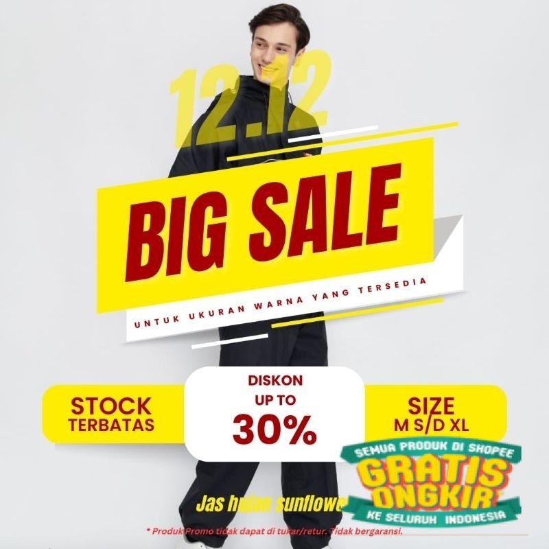 JAS HUJAN SUNFLOWER 100% ORIGINAL/ Model Terbaru anak remaja