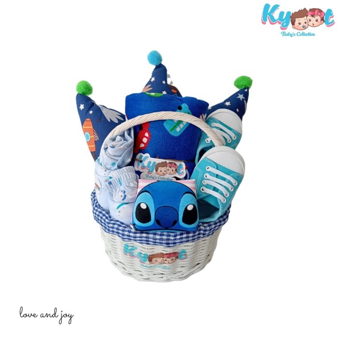 

[Best]PROMO Kyoot/Hampers Baby/bingkisan Bayi Lahiran/ Kado Bayi cowo/Parcel Baby - Biru