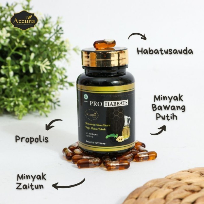 

Madu Azzura Alami Sehat | Herbal Pro Habbats Botol 60 Kapsul | Sehat Bugar Istirahat Berkualitas Daya Tahan Tubuh