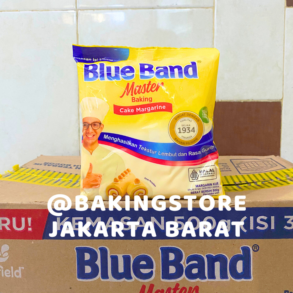 

Blue Band Master Cake Margarine Pouch (500 gr) Pillow Pack