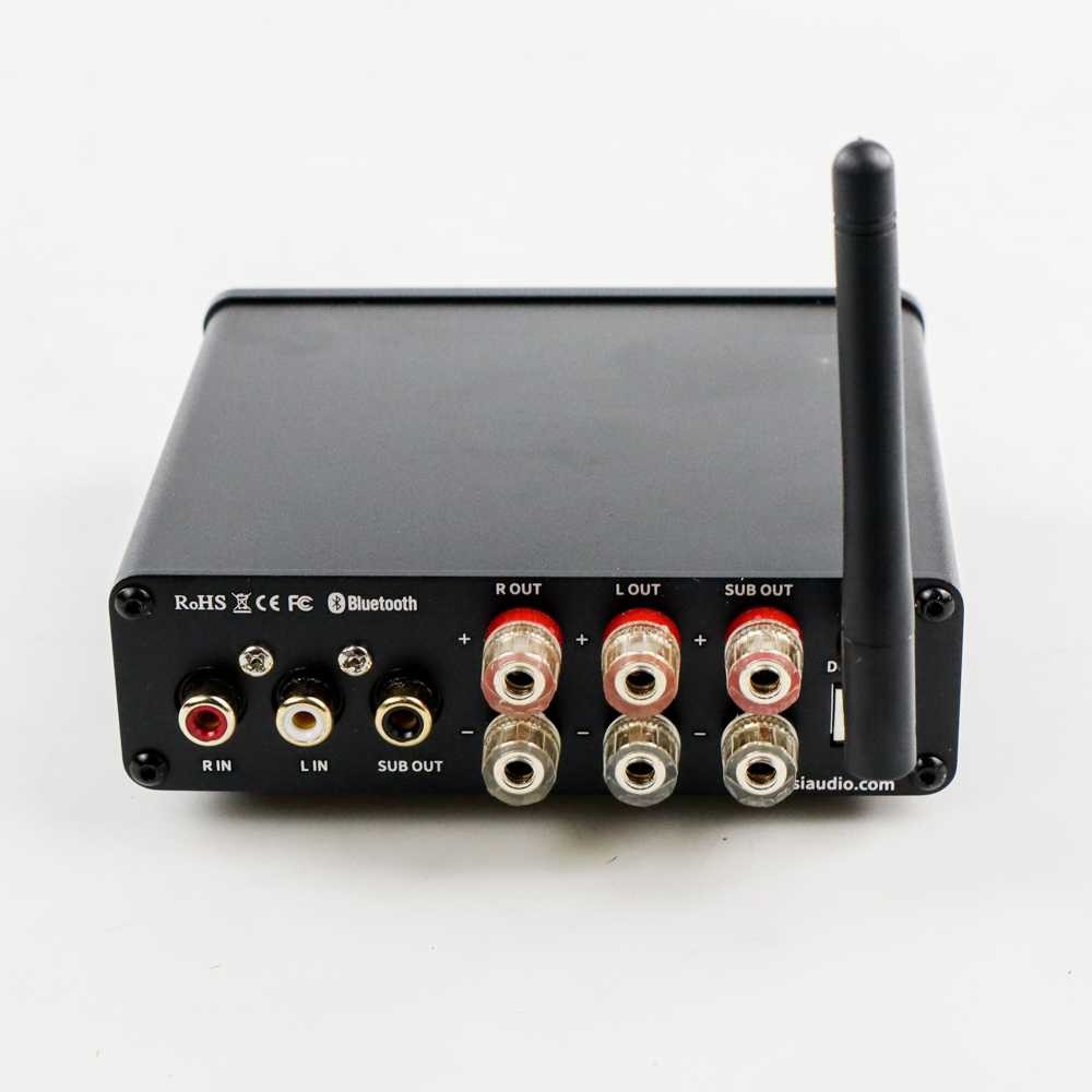 Fosi Audio Bluetooth 5.0 Amplifier 2.1 with Bass and Treble Control - BT30D