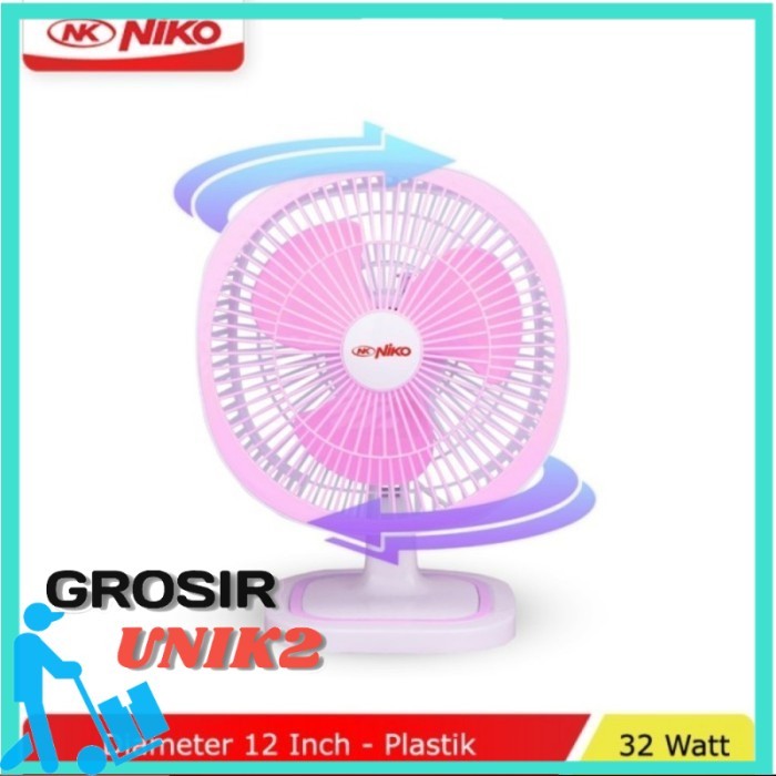 NIKO Kipas Angin Meja / Desk Fan 12 Inch NKD 1201 Kipas Angin Meja Niko 12 Inch NKD 1201 - Kipas mej