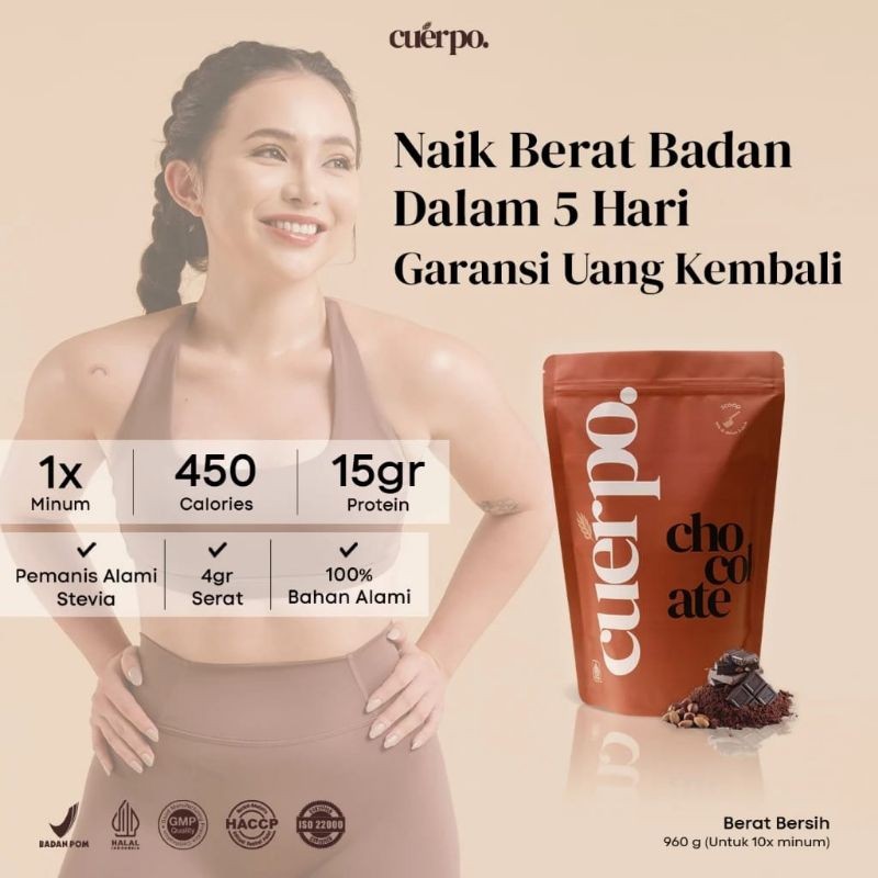 

Cuerpo Susu Tinggi Kalori Dan Protein 960 Gram Bundling 1 Pouch Asli