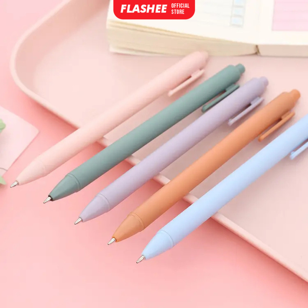 

Pulpen Gel Pastel Mekanik 0,05 mm Gel Pen Warna Warni Ballpoint Mekanik 0,05 mm Tinta Hitam Caramel