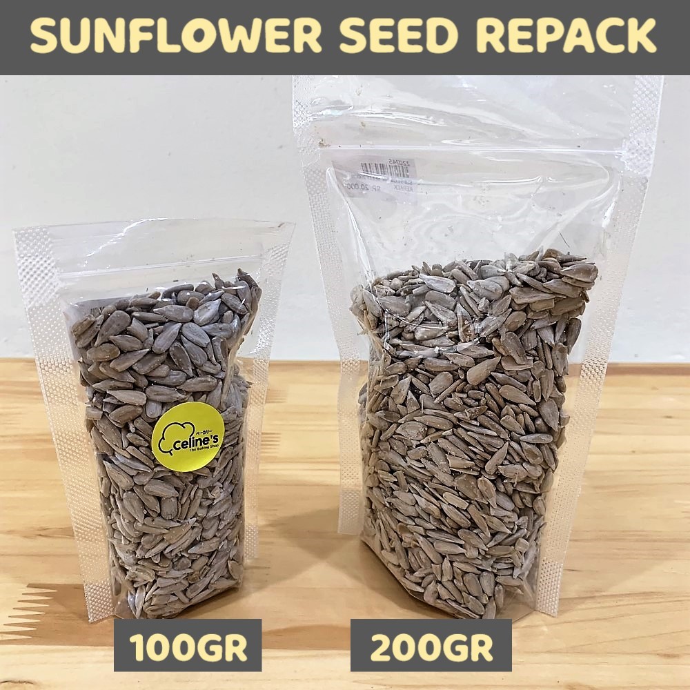 

pekanbaru / Raw Sunflower Seed / Biji Bunga Matahari / Kuaci Mentah Repack 250gr