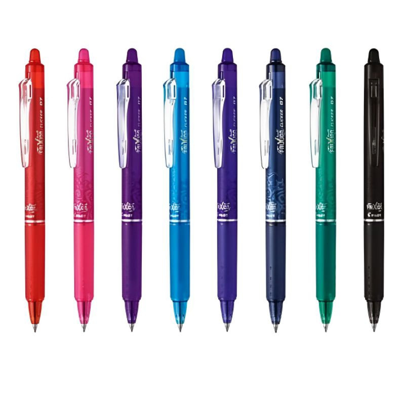 

Pilot - Clicker Bolpen Pilot Frixion Warna 0.7/PCS - Bolpen Bisa di Hapus dan di Reffil