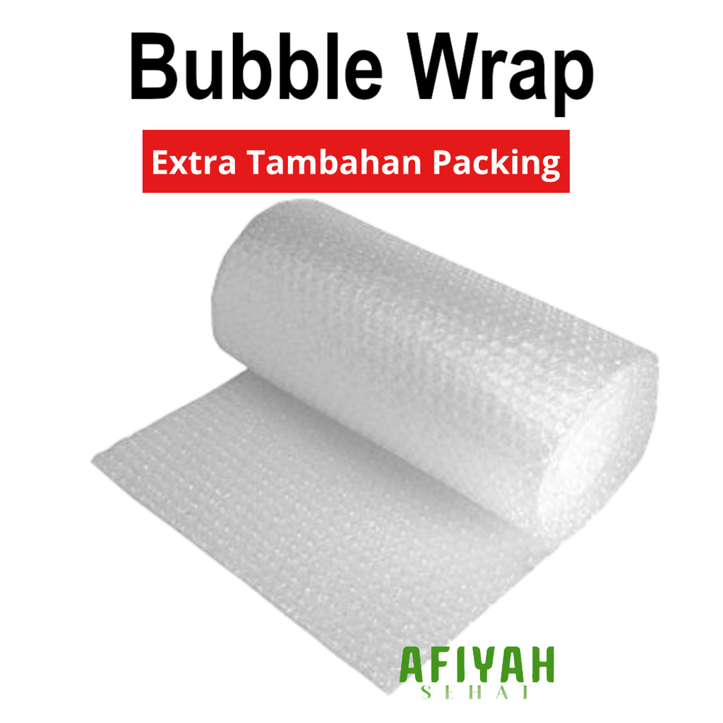 

Bubble Wrap Extra Tambahan Packing Agar Paket Lebih Aman