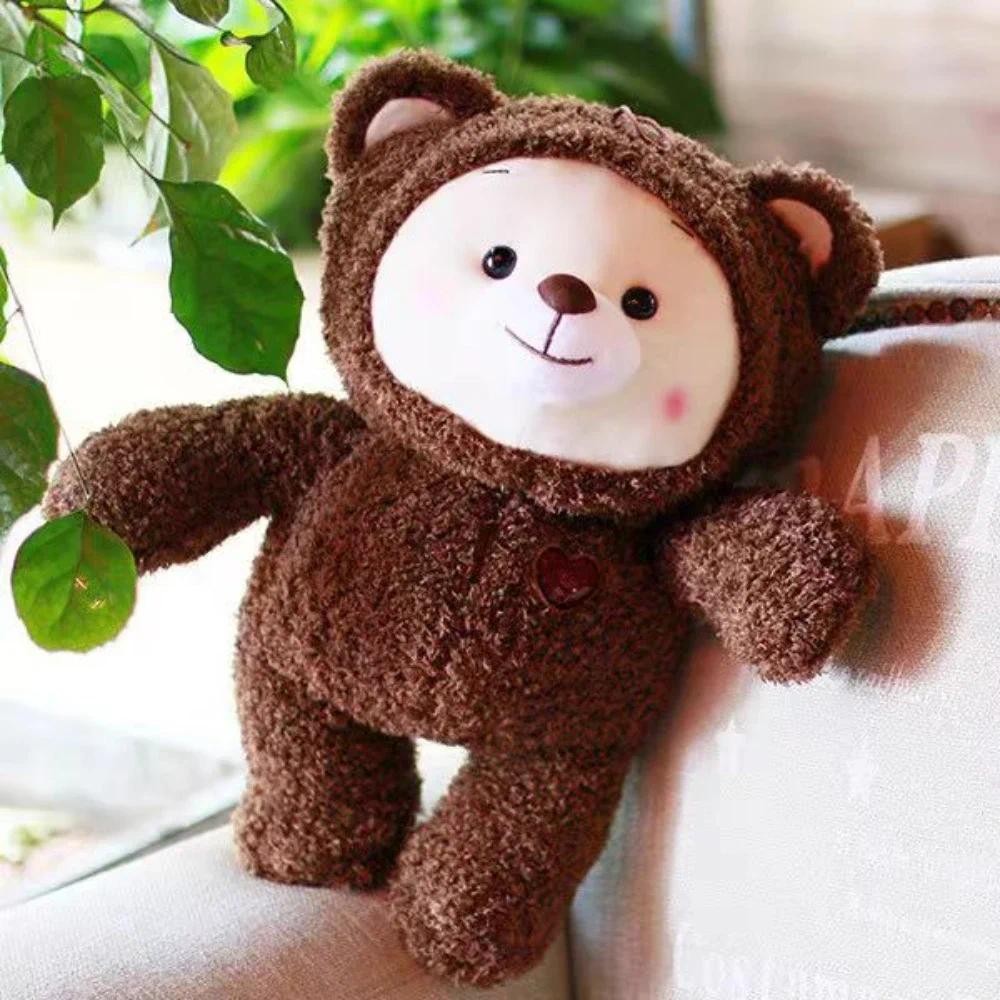 25/35cm Rainbow Ruby Teddy Bear Plush Toy Kawaii Stuffed Animal Bear Dolls Cute Ruby Bear Soft Toy f