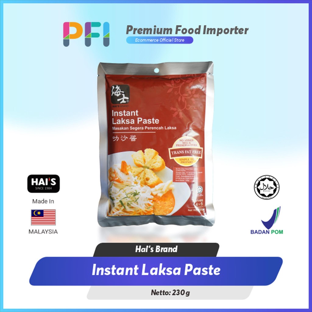 

Hais Instant Laksa Paste 230g - Bumbu Laksa