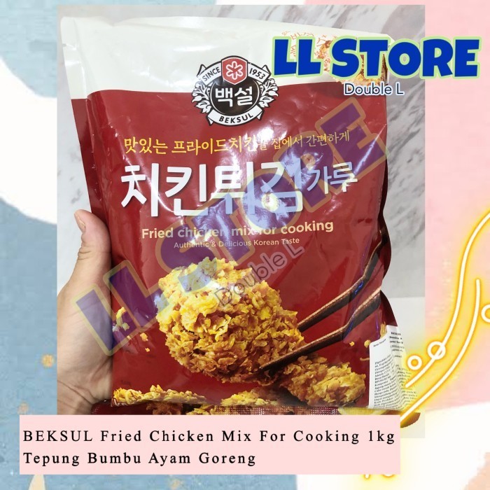 

BEKSUL Korean Fried Chicken Mix 1kg Tepung Ayam Goreng Crispy Korea