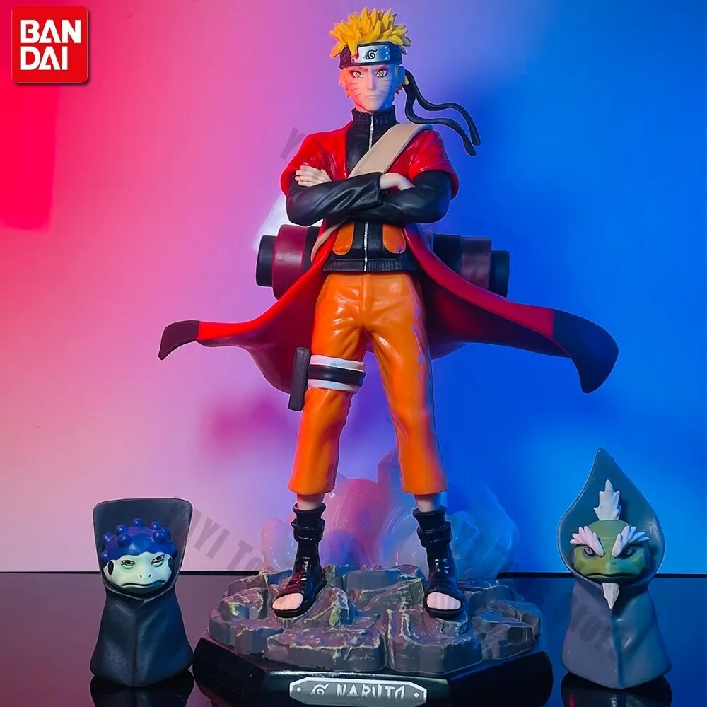 Hot Uzumaki Naruto Naruto Sage Action Anime Figures PVC Toys Shippuden Collector Figurine  Brinquedo