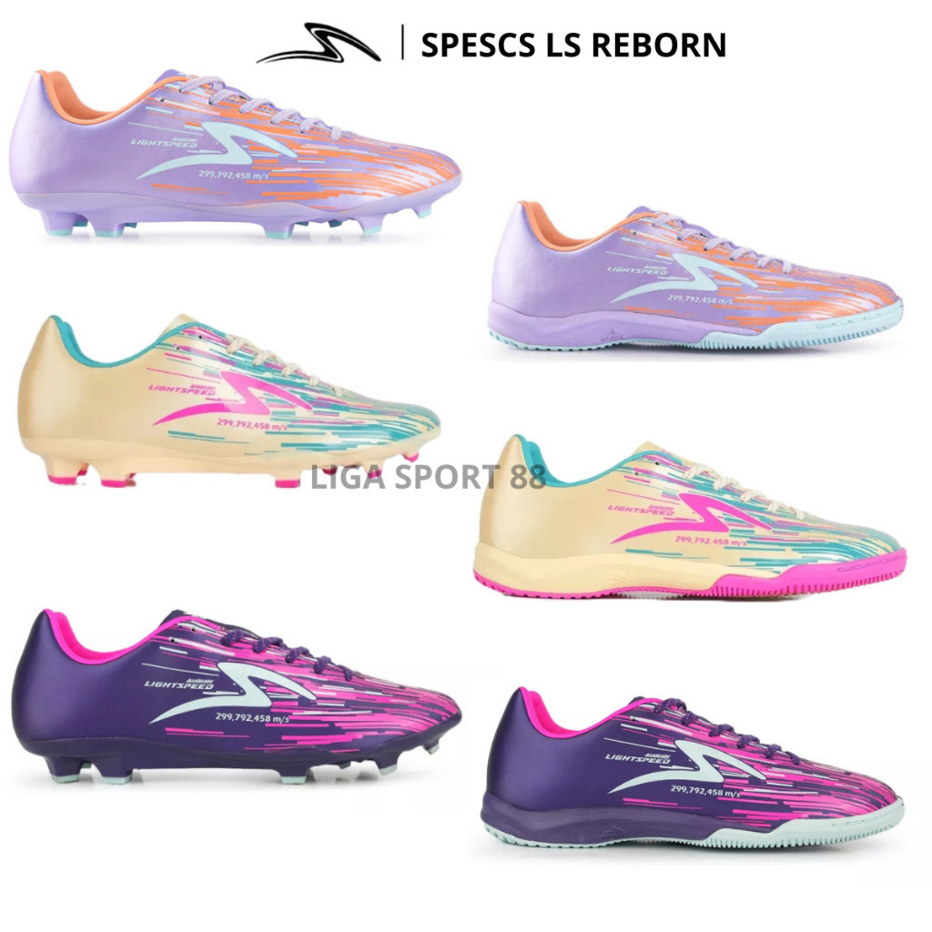 (100% ORIGINAL) Specs Lightspeed Reborn In Meta Crush &amp; FG Moonraker - Ivory Oats - Vallhala - Sepatu Olahraga - Sepatu Futsal - Sepatu Bola - Liga sport88