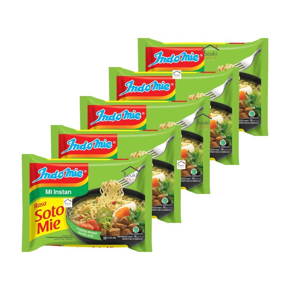 

5PCS Indomie Kuah Soto Mie Lengkap dengan Bumbu Soto - JSF