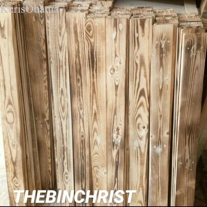 

Papan kayu jati Belanda motif bakar sudah diamplas 120x10x2cm (JNE) murah