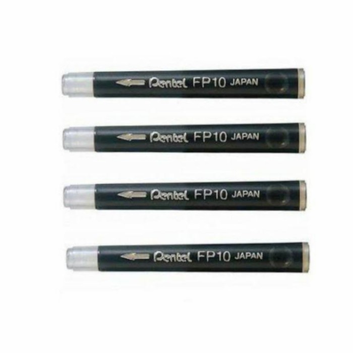 

PROMO!! -Brush pen : Pentel Pocket Brush Pen + 2 Refill Cartridges / 1set - Refill set 4pcs