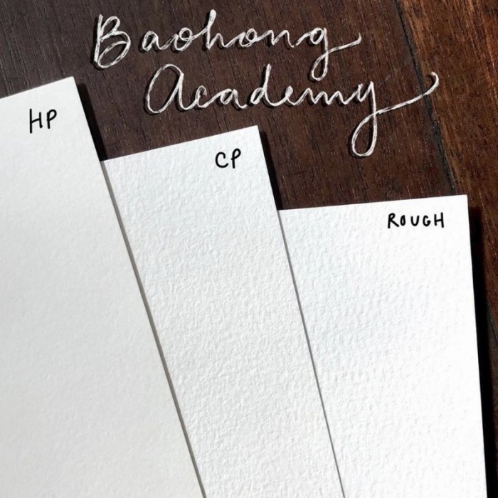 

PROMO!! -Watercolor Sketchbook Baohong Academy 300gsm 100% cotton A6 / A5 - Hot Press, A6