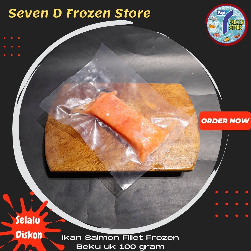 

Ikan Salmon Fillet Beku Frozen kemasan 100 gr